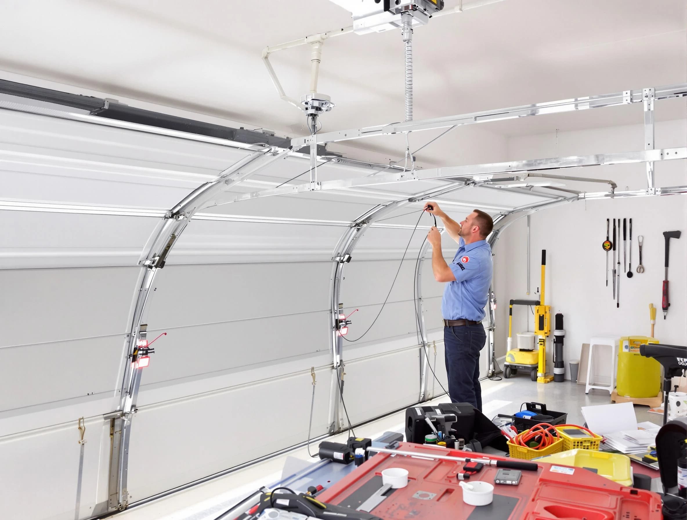 Garage door cable repair service by Bethel Park Garage Door Repair in Bethel Park