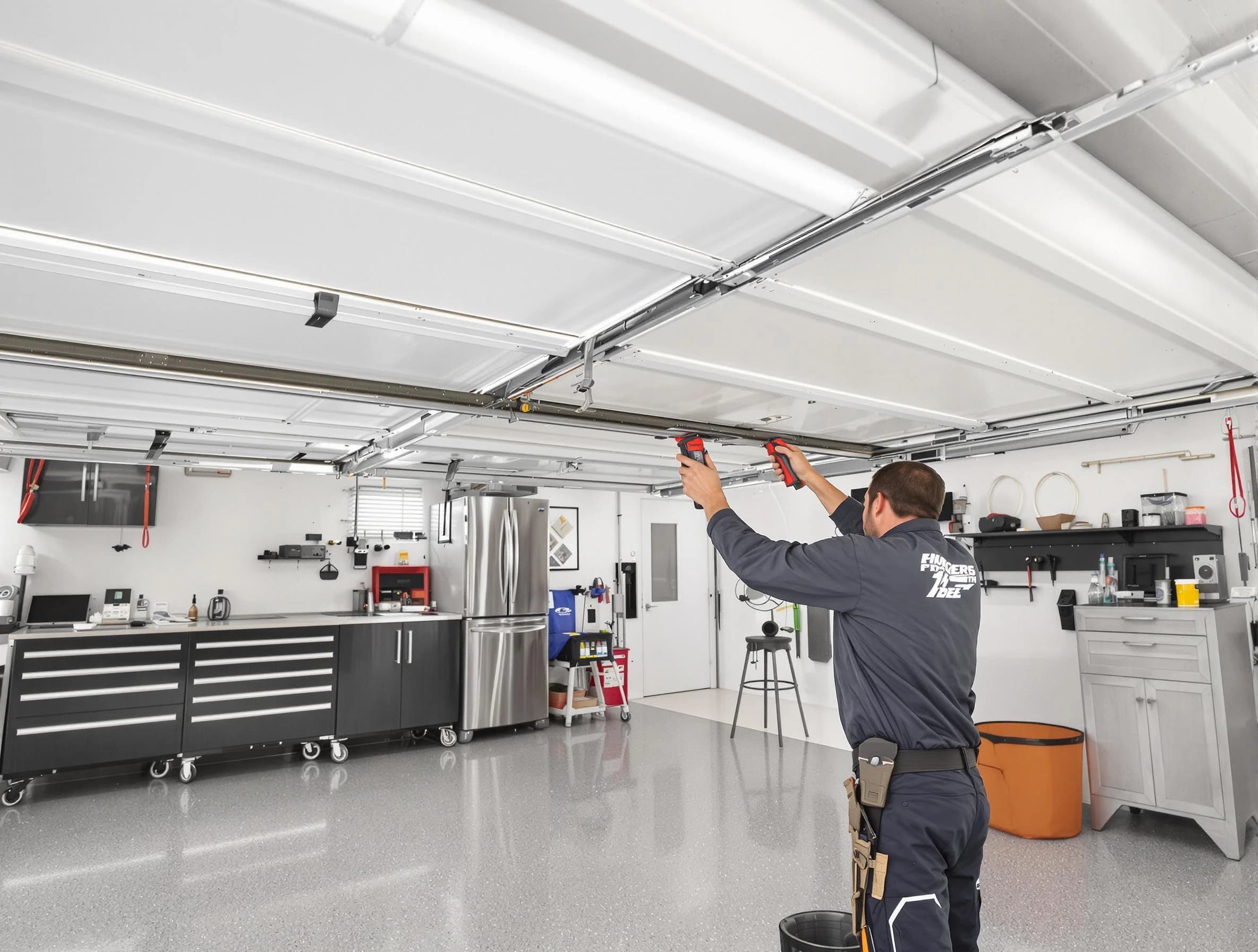 Overhead garage door repair service by Bethel Park Garage Door Repair in Bethel Park
