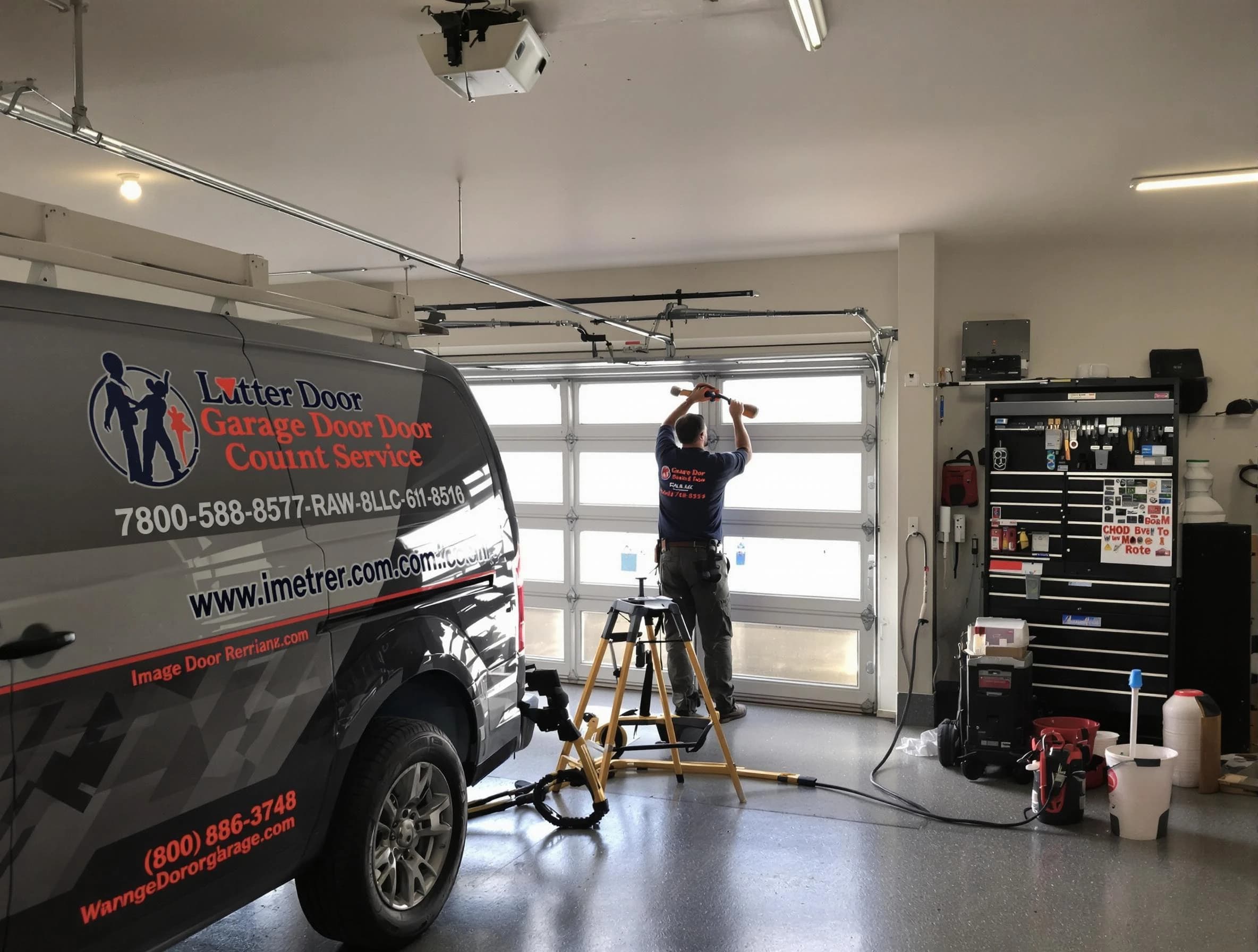 Bethel Park Garage Door Repair rapid response team performing same-day repair in Bethel Park