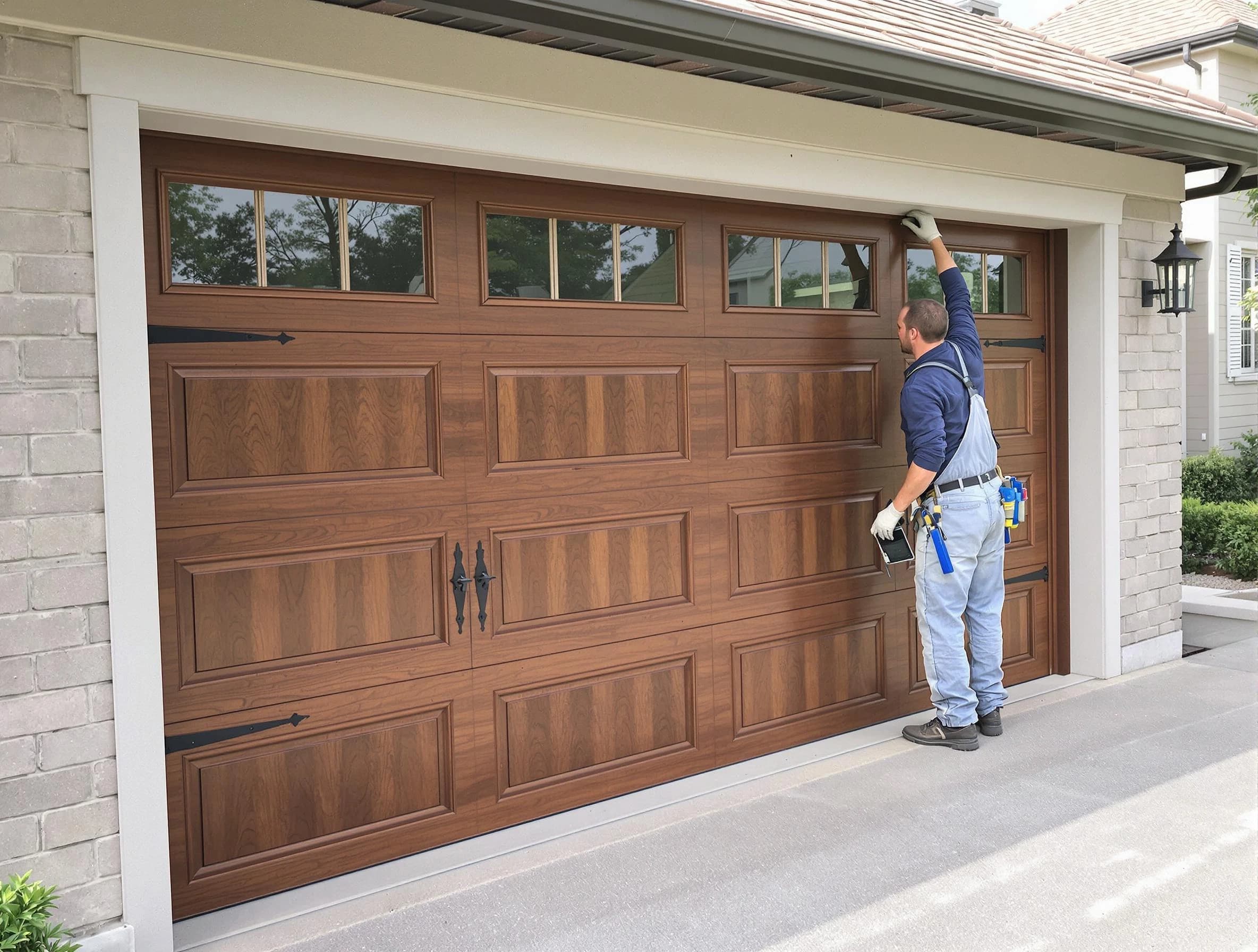 Custom garage door showcase by Bethel Park Garage Door Repair in Bethel Park