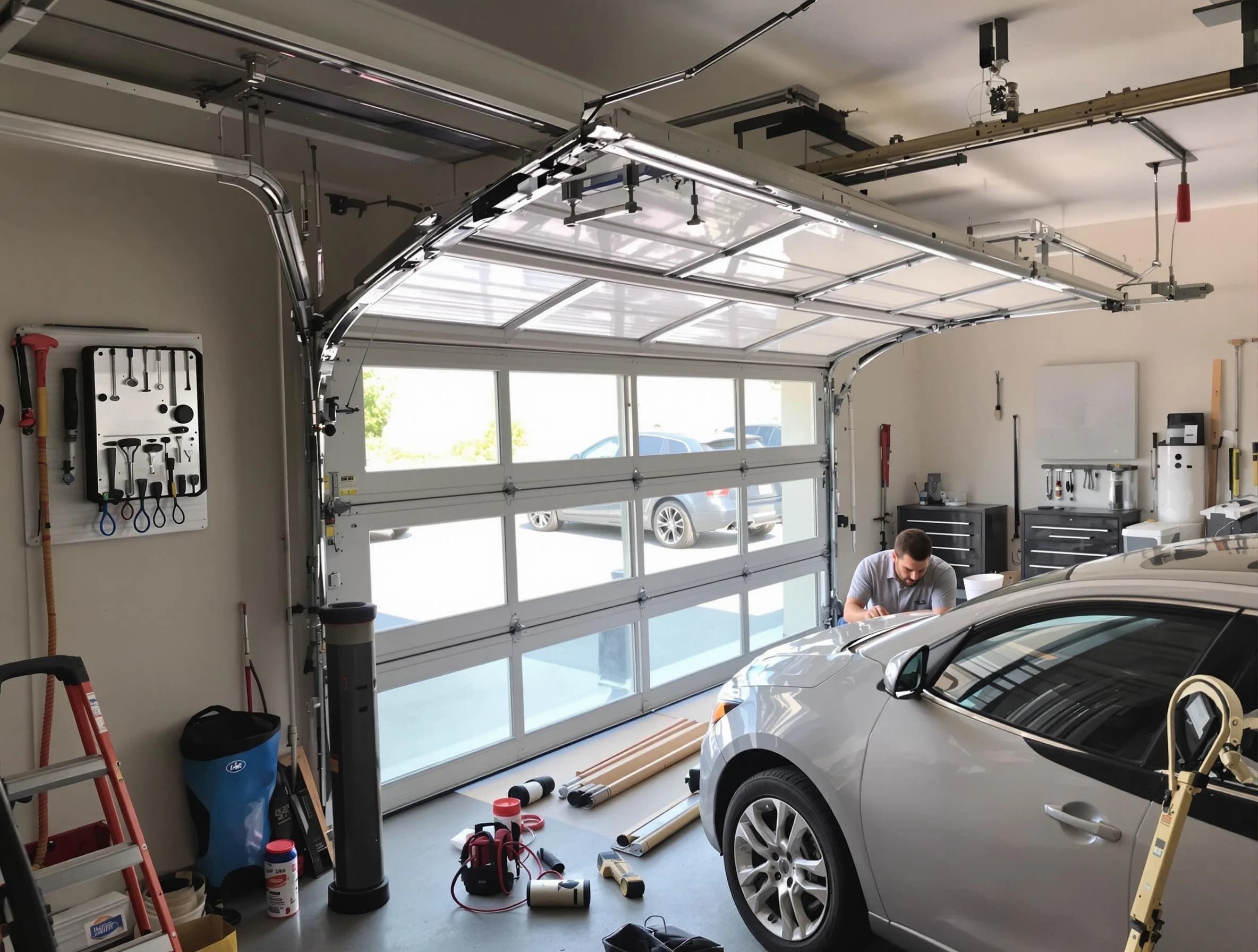 Garage door noise reduction service by Bethel Park Garage Door Repair in Bethel Park