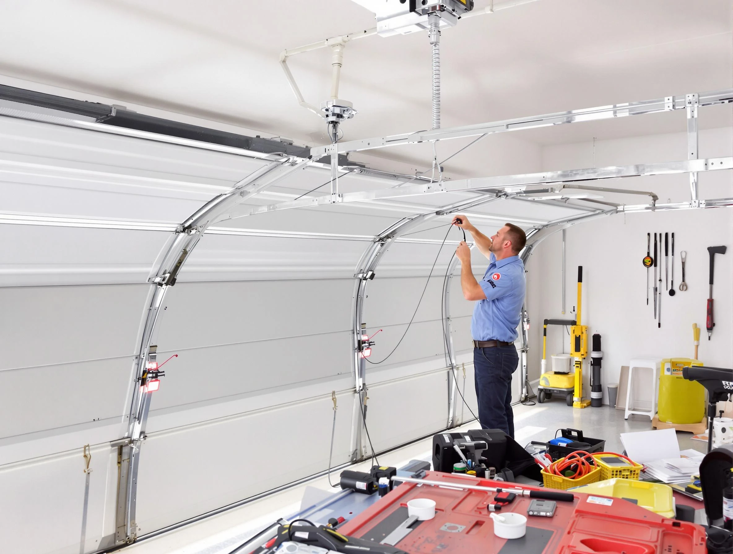 Garage door cable repair service by Bethel Park Garage Door Repair in Bethel Park