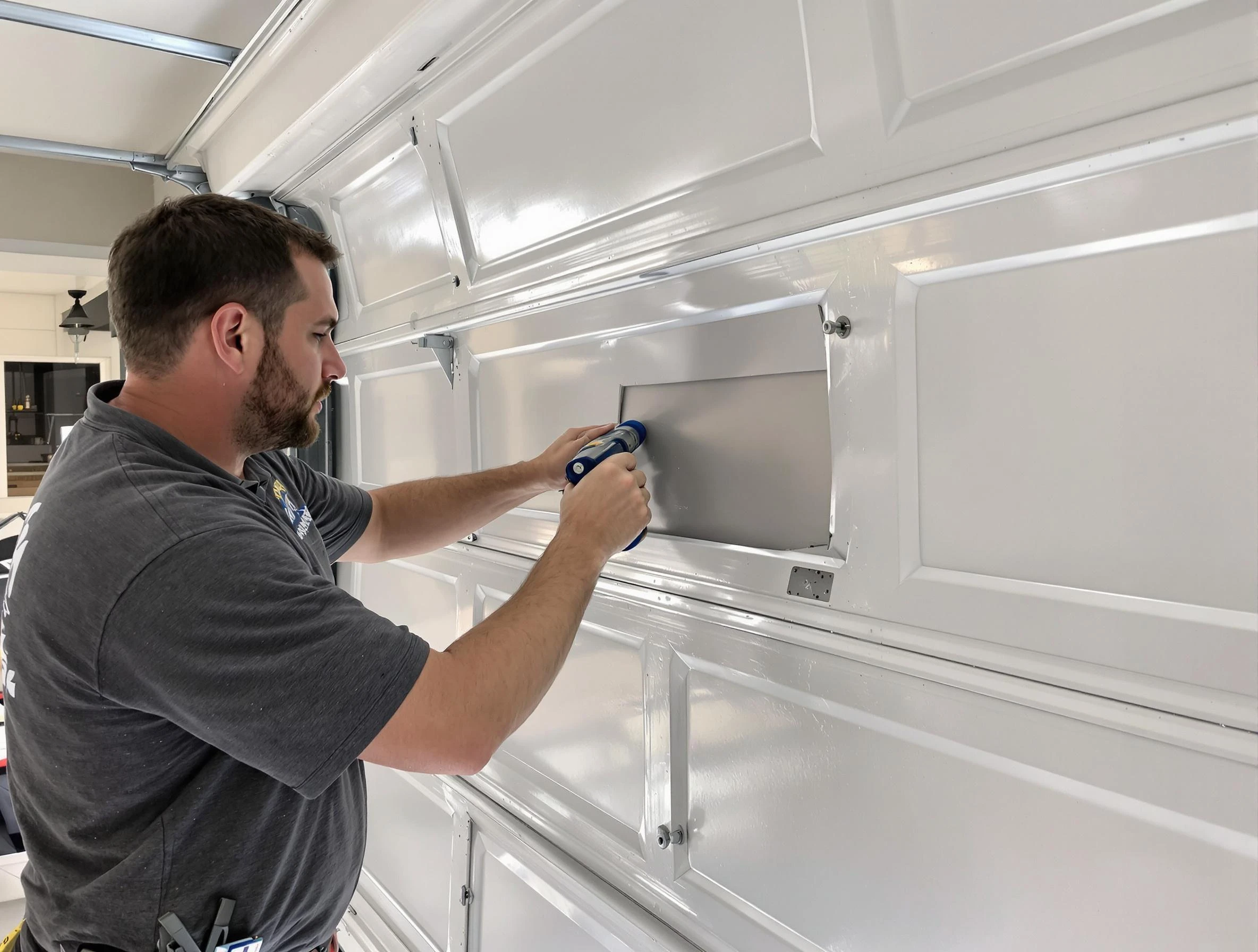 Garage door panel repair by Bethel Park Garage Door Repair in Bethel Park